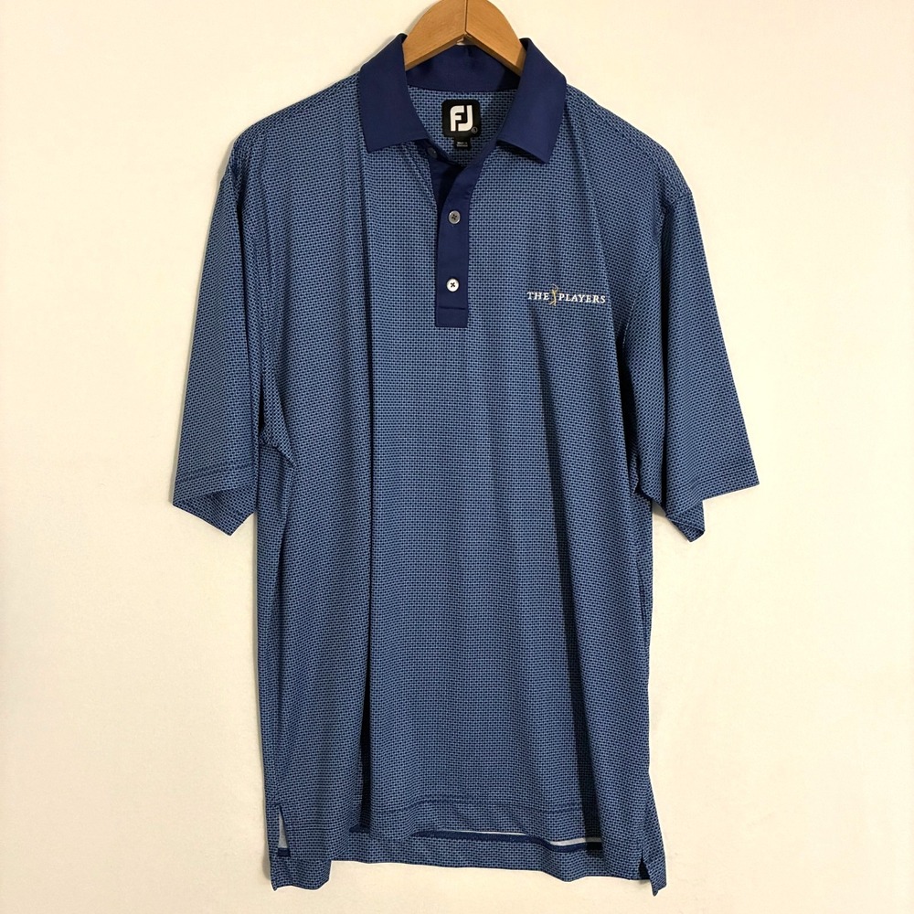 Footjoy FJ The Players Championship Polo Shirt Mens L Performance Golf Preppy